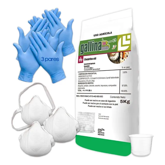 5kg Control De Gallina Ciega Insecticida. Gallinatox 3