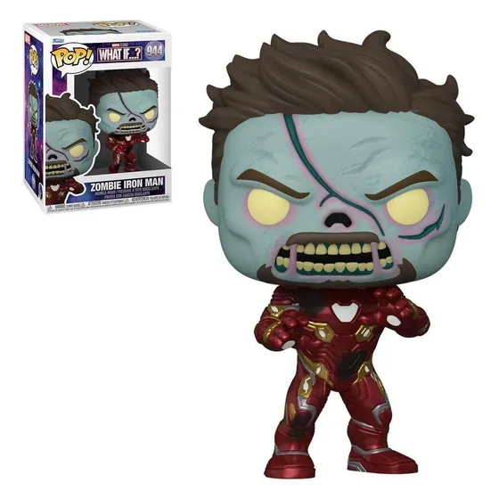 Figura de acción Iron Man Zombie pop de Funko Marvel
