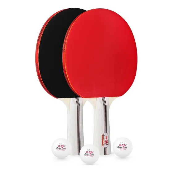 Double Fish Juego 2 Palas 3 Pelotas Estuche Mmg
