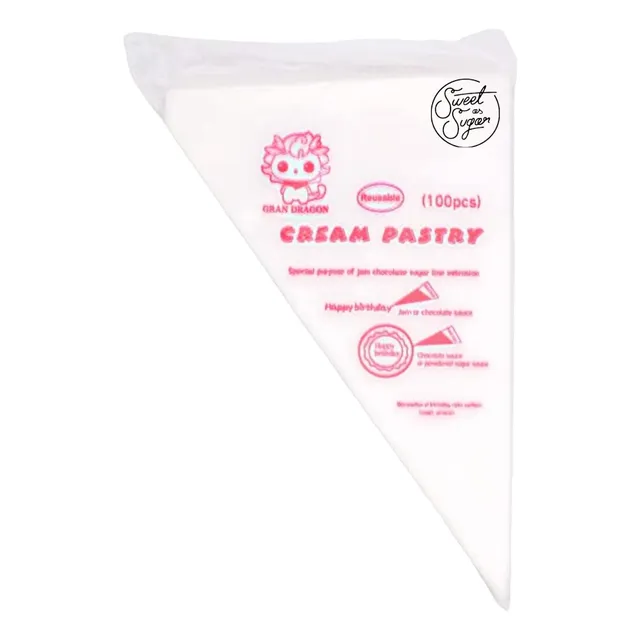 Manga Pastelera Desechable Chica Paquete 100 Pzas 24cm Sweet