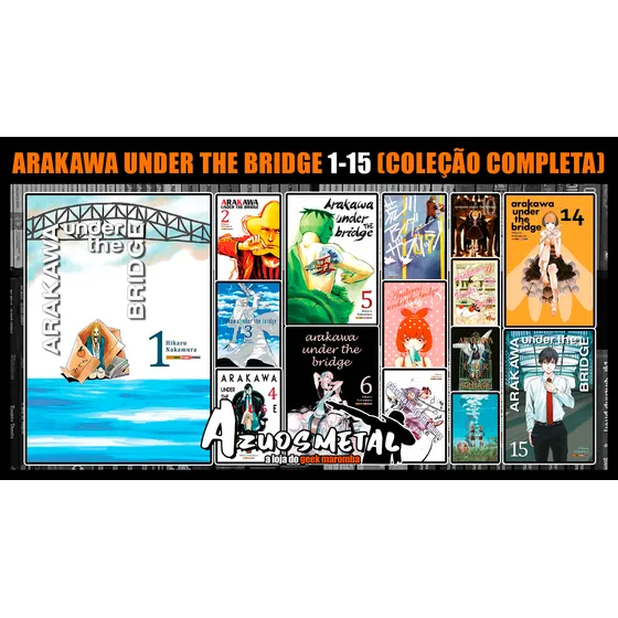 Kit Arakawa Under The Bridge - Vol. 1-15 (coleção Completa) [mangá: Panini]