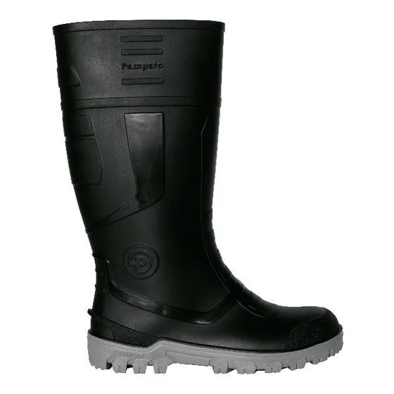 Bota Industrial Pampero Jobmaster 2 Negra - Puntera De Acero