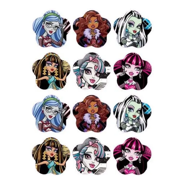 12 Tatuagens Temporaria Monster High