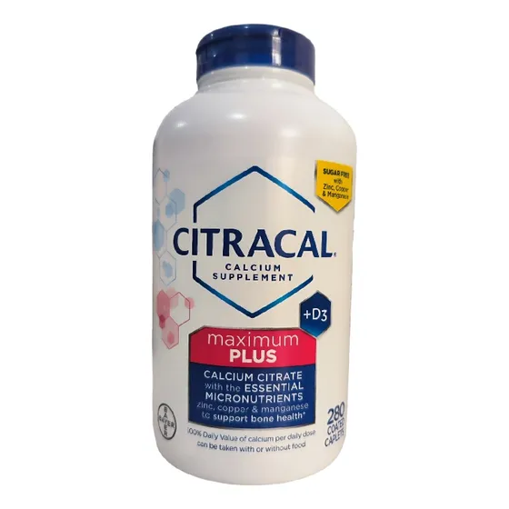 Citracal Citrato De Calcio Zinc Vitamina D3 Manganeso 280cap