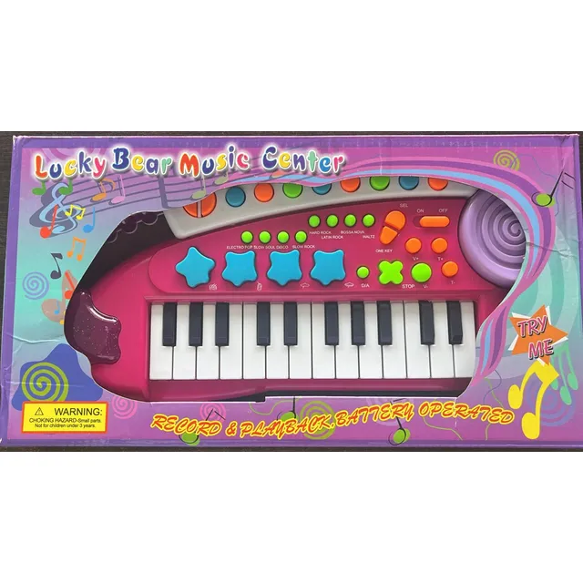 Piano Órgano Musical Infantil Music Center Muchas Funciones!