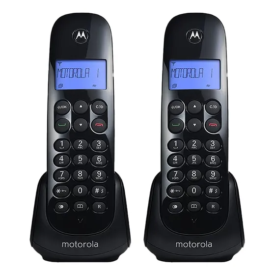Teléfono Motorola M700-2 Duo Inalámbrico Color Negro