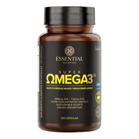 Super Omega 3 Tg Ifos 120 Cápsulas Essential Nutrition