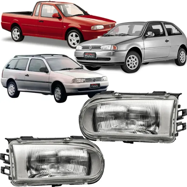 Par Farol Gol Saveiro Parati G2 Bola 1995 A 1999 Cromado