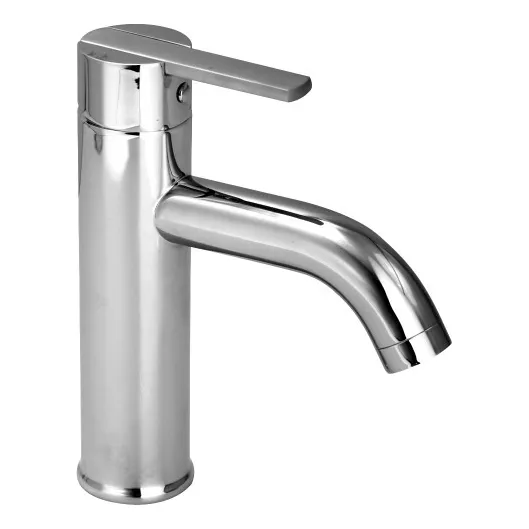 Llave Baja Agua Fria Baño Buzios Lever Italgrif Acabado Cromado Color Plateado