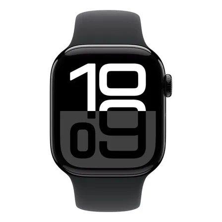 Apple Watch Series 10 Gps + Cellular 42mm Negro Azabache Negro Azabache Correa Deportiva Negra Negro
