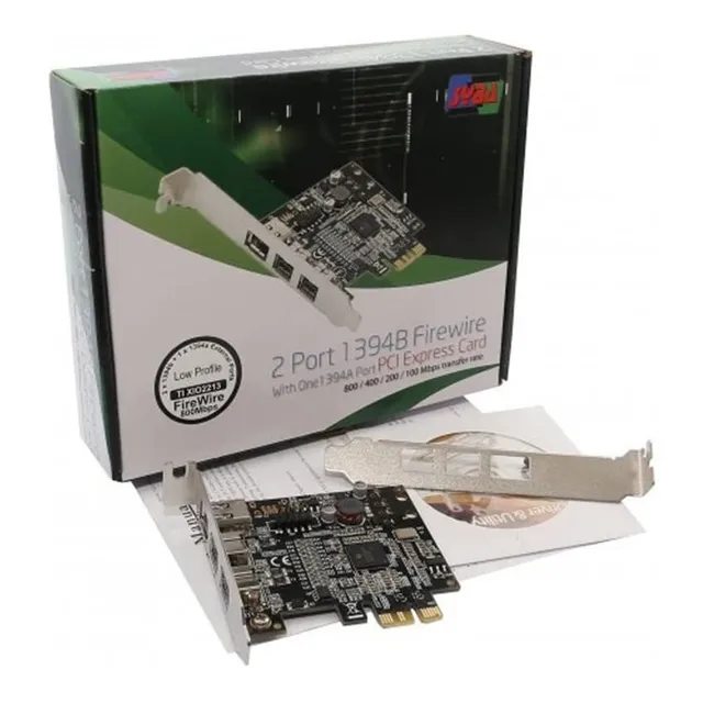 Placa PCIe 1394a/394b Firewire de perfil bajo de Texas Instruments