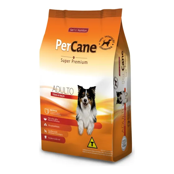 Ração Percane Super Premium Cães Adulto 15kg Todas Raças Ful