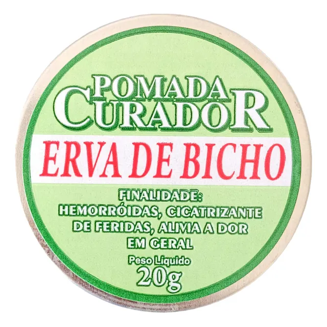 2 X Pomada Erva De Bicho Hemorroida Curedermy 20 G