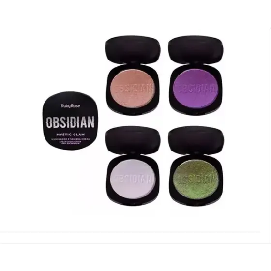 Iluminador Sombra Mystic Glam Highlighter Obsidian Ruby Rose