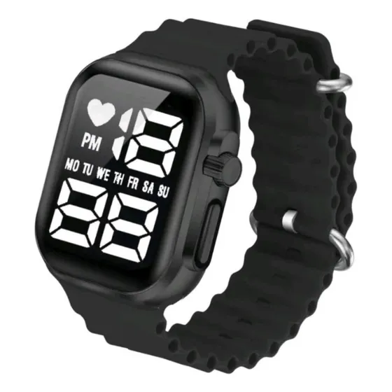 Relógios Digital Led Quadrado A Prova D'água