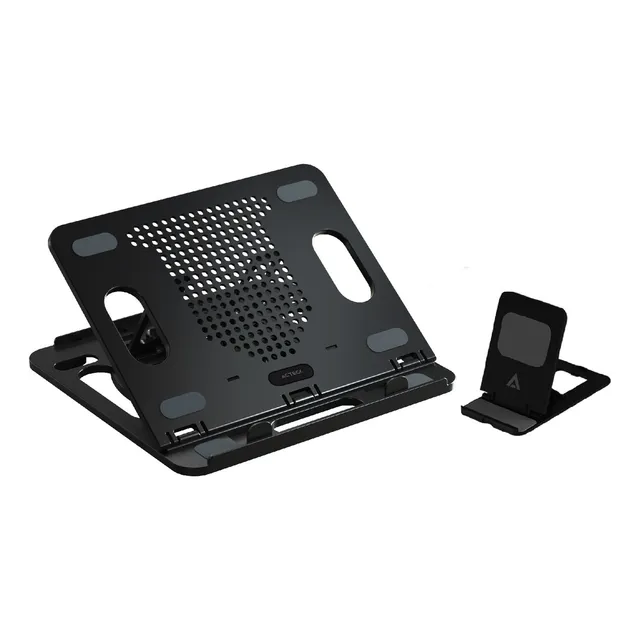 Base Enfriadora Acteck Laptop De 11 A 17 Froost Prime Be225 Color Negro LED Negro