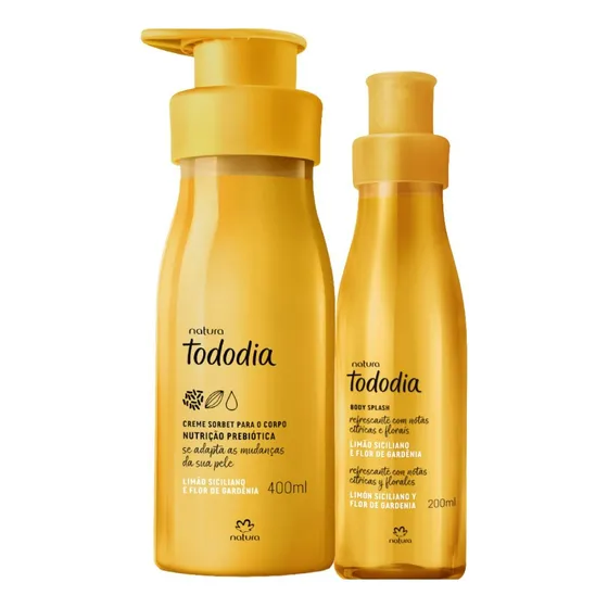 Set Body Splash + Crema Corporal Limon Sicicliano Y Gardenia
