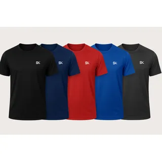 Kit 5 Camisetas BĂĄsicas Masculina Dry Fit Tradicional Bordad Kit 5 Camisetas BĂĄsicas Masculina Dry Fit Tradicional Bordad