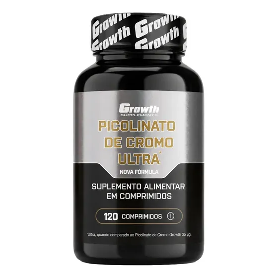 Picolinato De Cromo Ultra 120 Comprimidos Growth Supplements