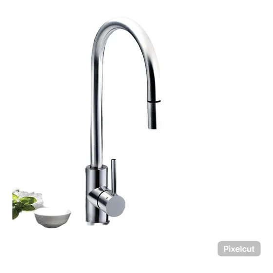Grupo Fregadero Monomando Fp. Manguera Extraible Acero Inox.
