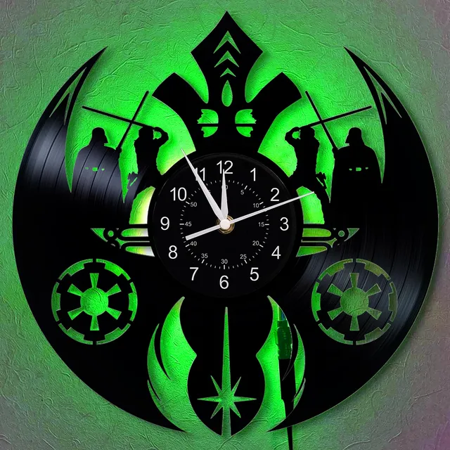 Reloj Pared Disco Vinilo Led Regalo Para Fanatico Ciencia 7