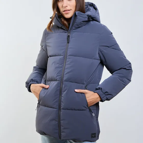 Parka Cream Gris Mujer Maui And Sons