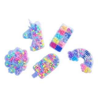 6 Mini Kits Cuentas Manualidades Pulseras Joyería Niños 6 Mini Kits Cuentas Manualidades Pulseras Joyería Niños