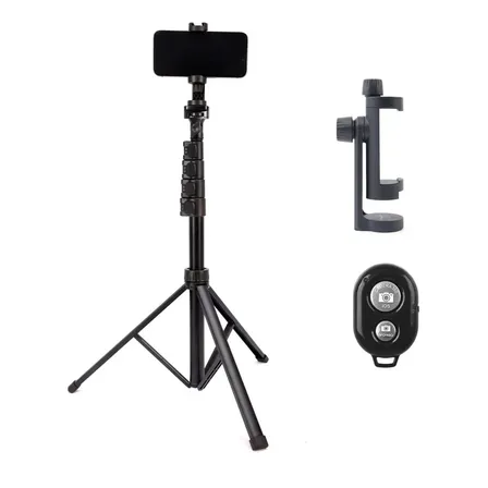 Tripode Celular Camara 360 Linkonpro Tr3pod Aluminio Plegable color Negro