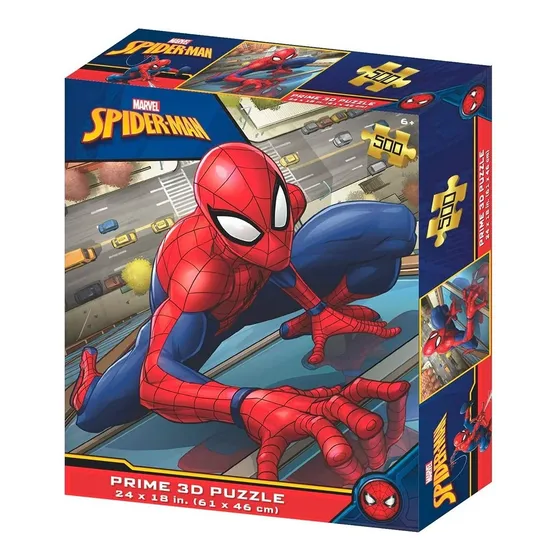 Puzzle 3d Marvel Spiderman 500 Piezas - Vamos A Jugar