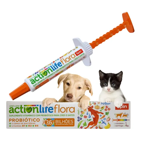Probiótico, Suplemento, Vitamínico, Actionlife Flora, Spin