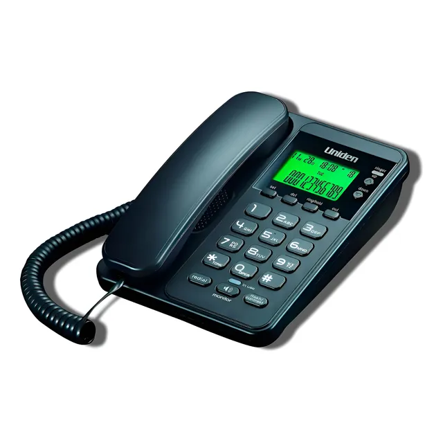 Telefono De Red Fija Sobre Mesa Uniden Con Manos Libre 6404