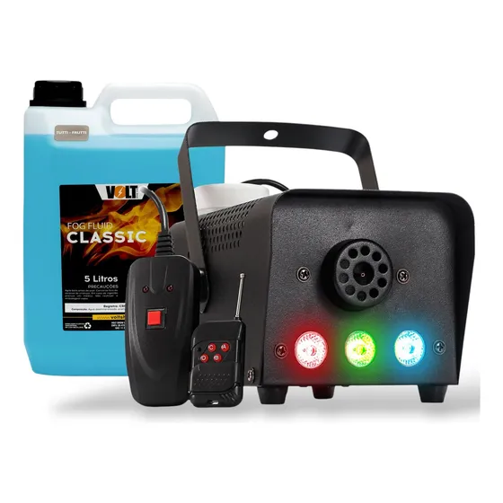Maquina De Fumaça Dmx Briwax Bx-750 Leds Rgb Controles 700w