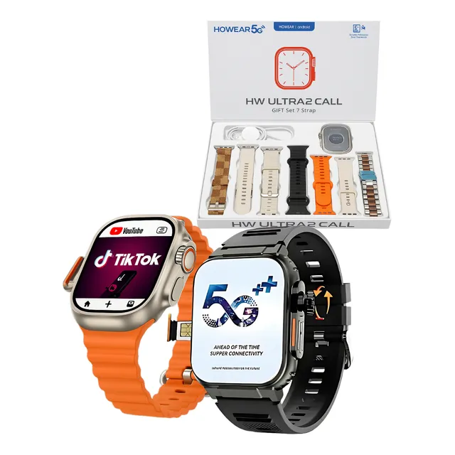 Smartwatch Hw Ultra 2 Call Celular De Pulso Câmera Top