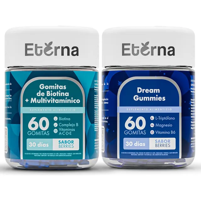  Pack Gomitas De Biotina Y Para Dormir