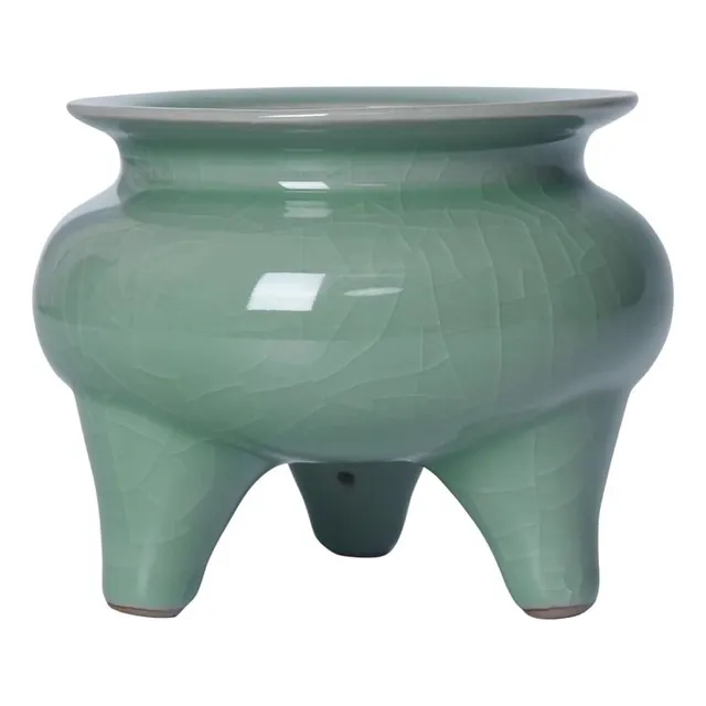 Quemador Incienso Cascada Celadon Para Culto Buda Horno Tr