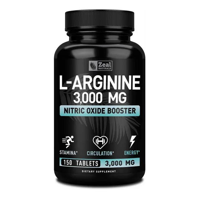 L Arginine L Arginina 3000mg Sabor Made In Usa