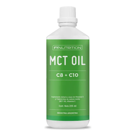 Aceite Mct Fynutrition - Mct Oil C8 Y C10 - 225ml