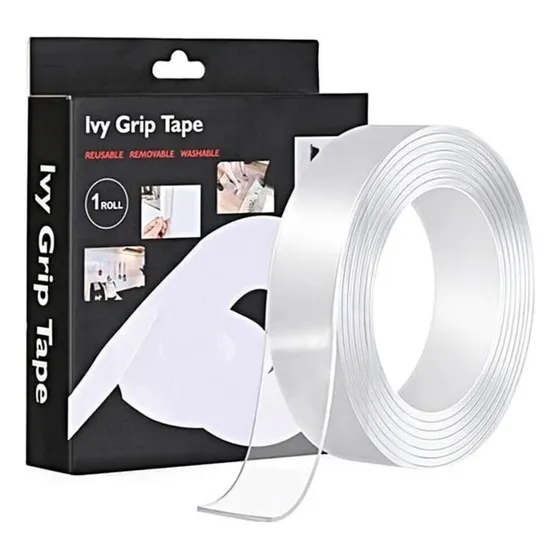 Cinta Doble Faz Adhesiva Silicona Multiusos Reutilizable 5mt