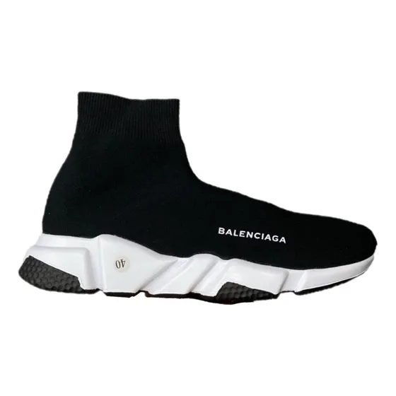 Tenis Dama Caballero Media Negra Blanca Original + Envio