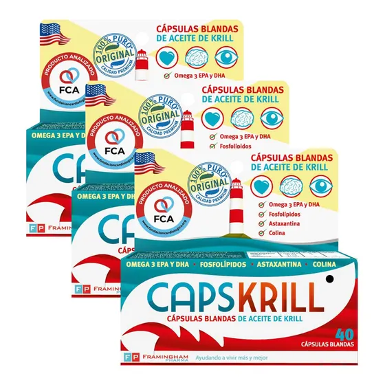 Capskrill Omega 3 Aceite De Krill 120 Cápsulas