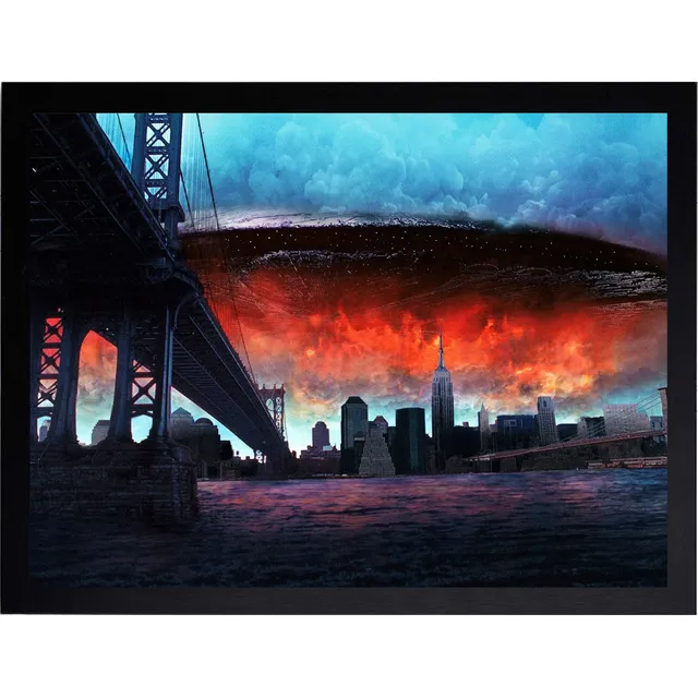 Cuadro Decorativo Invasión Extraterrestre 45 X 35