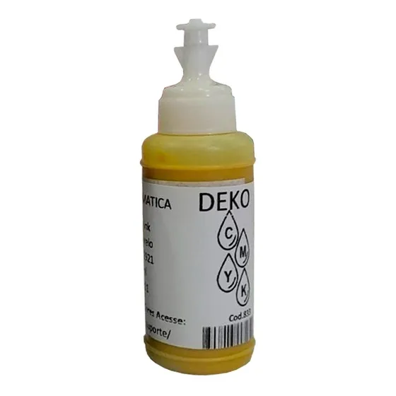 Tinta Sublimatica Deko Amarela 100ml