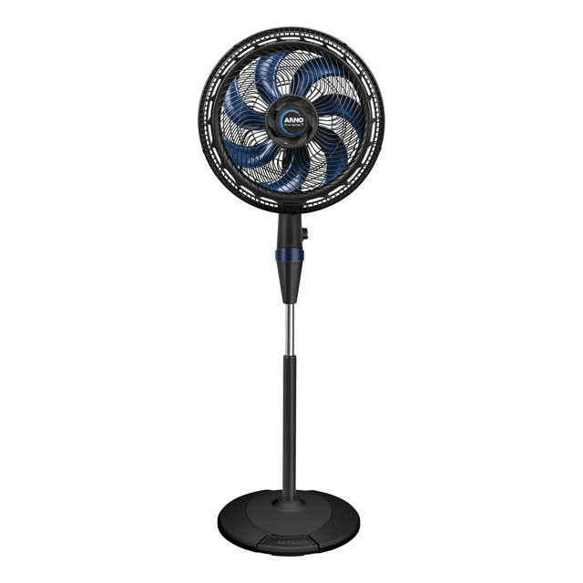 Ventilador Coluna Arno 7 Pás Turbo Silencioso 40cm Estrutura Preto Pás Azul Diâmetro 40 Cm... Ventilador Coluna Arno 7 Pás Turbo Silencioso 40cm Estrutura Preto Pás Azul Diâmetro 40 Cm...