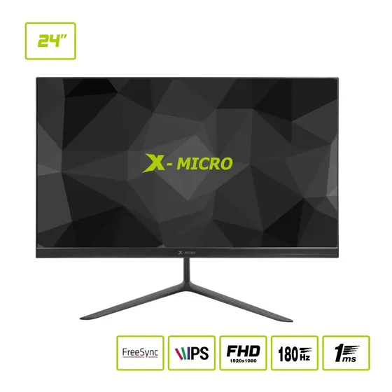 Monitor Gamer 24 X-micro Full Hd Ips 180hz 1ms Hdmi X24f-kq1e Freesync
