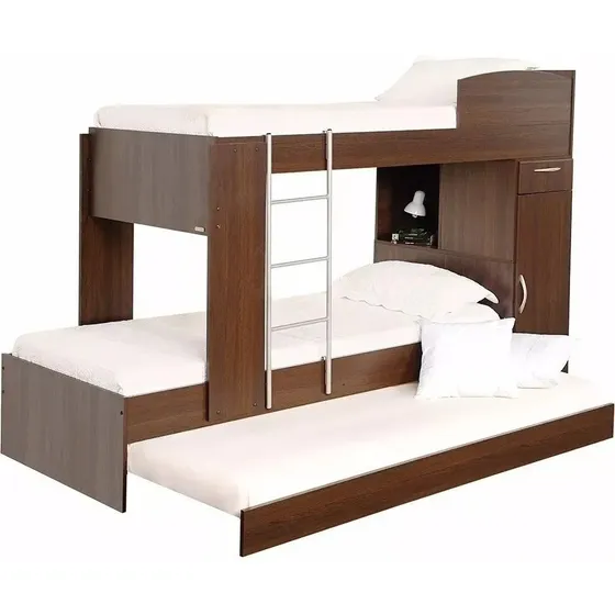 Cama Cucheta Funcional- 3 Camas, Baulera Con Cajon Cod. 954