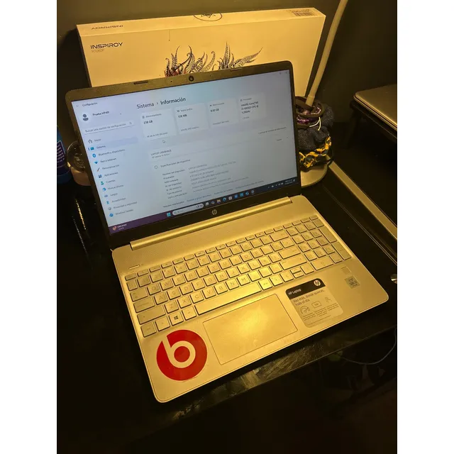 Laptop Hp15-dy1002la I3 256gb Ssd 8gb Ram