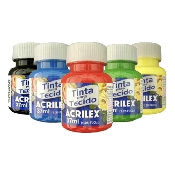 Pintura Textil Acrilex 37 Ml - Papelería Bonita