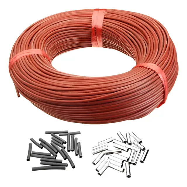 10 Metros Cable Resistencia Calefacción Incubadoras Silicona