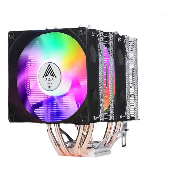 Air Cooler Rgb 4 Heatpipes 2 Fans Argb A&a Tech + Nf