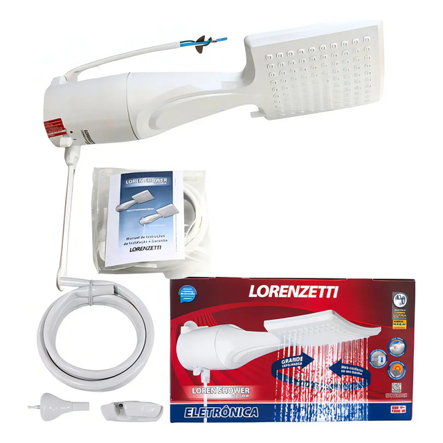 Lorenzetti Shower Ultra Eletrônico Chuveiro 7500w Cor Branco Potência 7500 W Voltagem